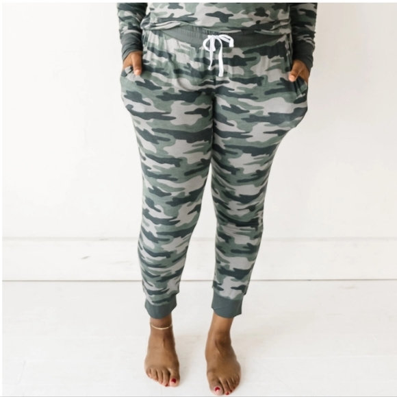 Little Sleepies Pants - NWT Little Sleepies XL Womens Bamboo Green Camo Pajama Pants